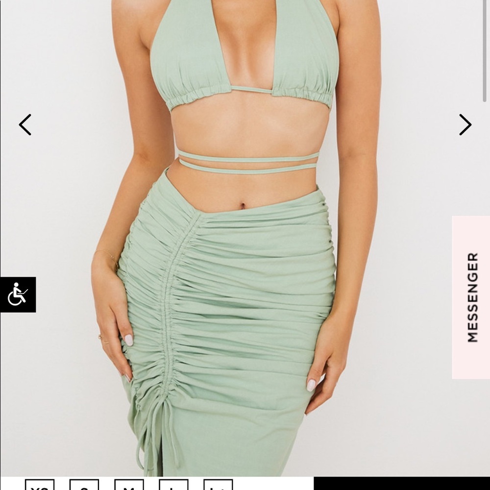 House of CB two piece skirt set